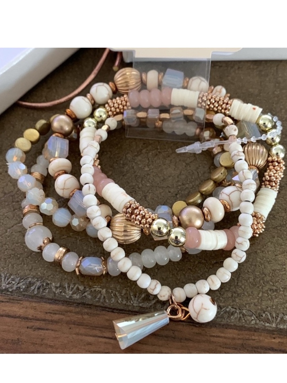 💙Boho Beaded Bracelet Set